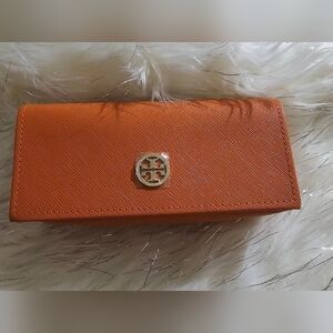 Tory Burch Vibrant Orange Sunglasses Case Only